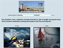 Tablet Screenshot of howthboat.ie